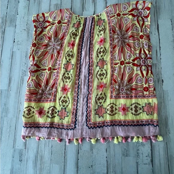 Ivy Jane Beautiful Lightweight Blouse With Tassels Size S - Picture 6 of 7